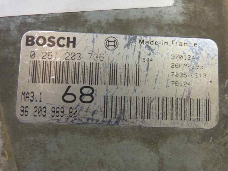 Recambio de centralita motor uce para peugeot 106 (s2) kid referencia OEM IAM 0261203736 126 