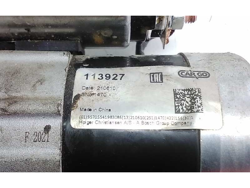 Recambio de motor arranque para renault kangoo (f/kc0) alize referencia OEM IAM 113927  