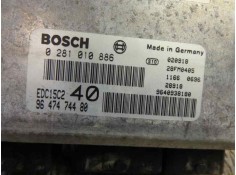 Recambio de centralita motor uce para citroen c5 berlina 2.2 hdi exclusive automático referencia OEM IAM 0281010886 9647474480  2