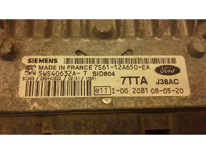 Recambio de centralita motor uce para ford fiesta (cbk) referencia OEM IAM 7S6112A650EA 160 