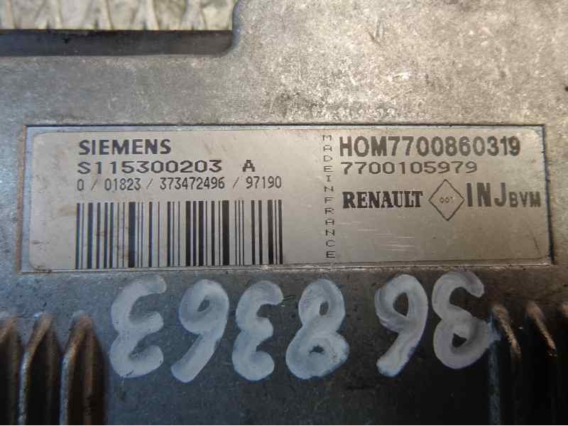 Recambio de centralita motor uce para renault megane i classic (la0) 1.6e rn referencia OEM IAM S115300203A 223 