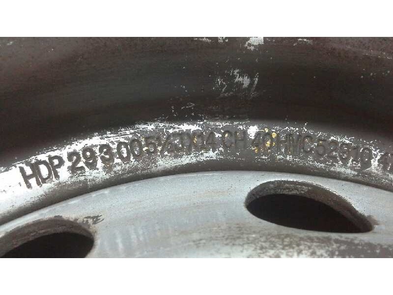 Recambio de llanta hierro para hyundai h 1 h 1 furg.caja cerr.c. puerta referencia OEM IAM 14PULGADAS5TORNILLOS  