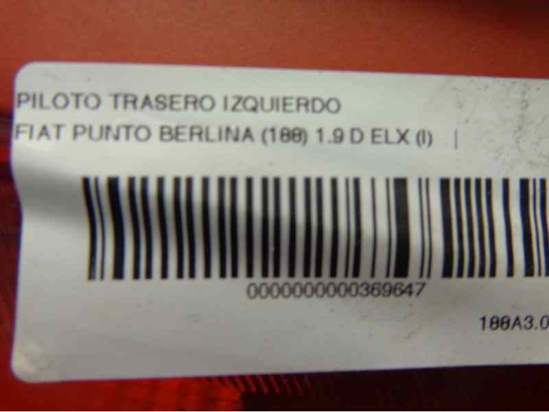 Recambio de piloto trasero izquierdo para fiat punto berlina (188) 1.9 d elx (i) referencia OEM IAM 0046523770  
