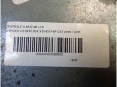 Recambio de centralita motor uce para citroen c5 berlina 2.2 hdi fap cat (4hx / dw12ed4) referencia OEM IAM 0260002887 341  2