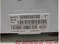 Recambio de cuadro instrumentos para volkswagen fox (5z1) referencia OEM IAM 5Z0920820Q1 VOLKSWAGEN  2