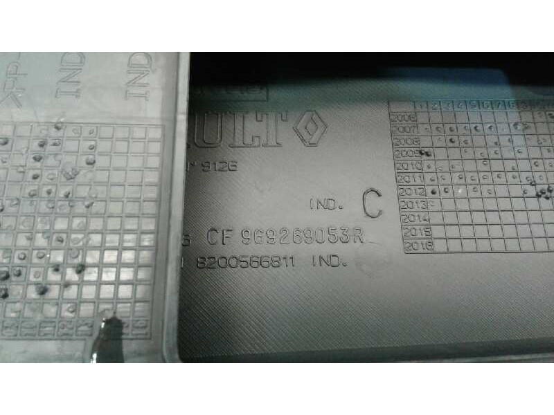 Recambio de consola central para renault kangoo profesional referencia OEM IAM 969269953R  