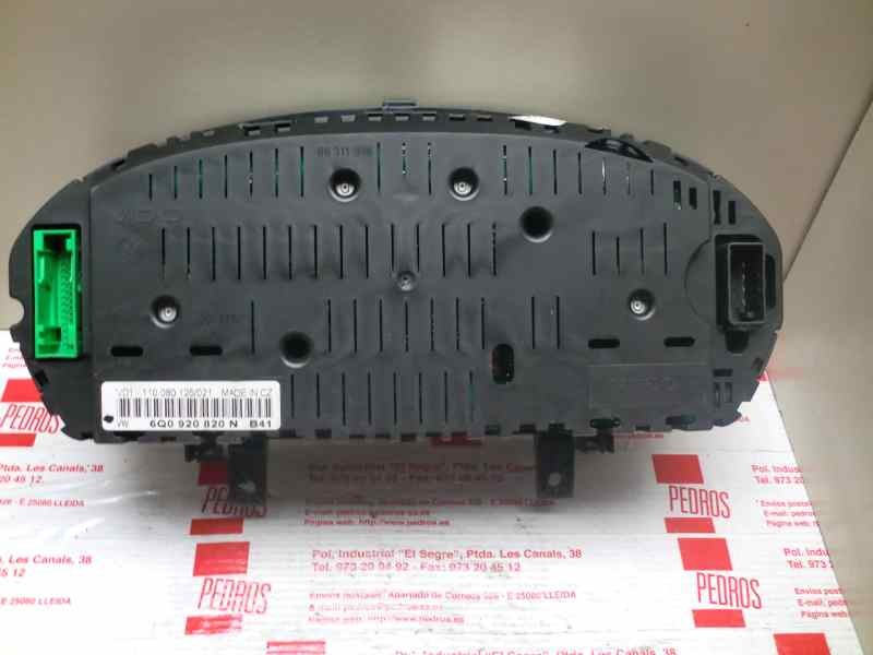 Recambio de cuadro instrumentos para volkswagen polo (9n1) 1.2 12v referencia OEM IAM 6Q0920820N VOLKSWAGEN 