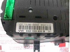 Recambio de cuadro instrumentos para volkswagen polo (9n1) referencia OEM IAM 6Q0920820B VOLKSWAGEN  2