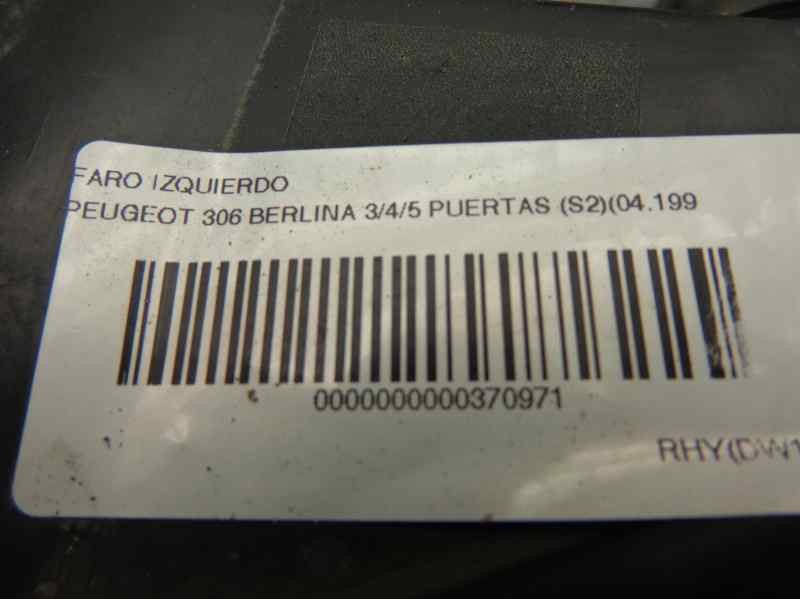 Recambio de faro izquierdo para peugeot 306 berlina 3/4/5 puertas (s2) 2.0 hdi cat referencia OEM IAM   