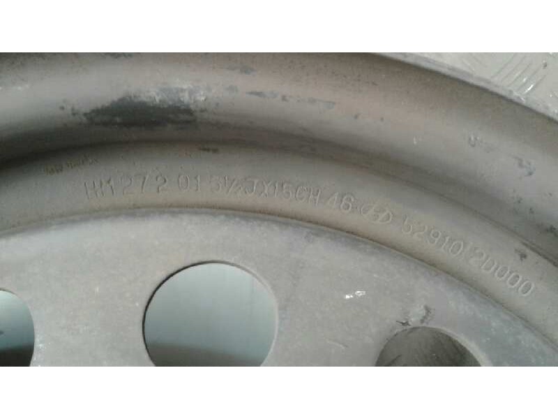 Recambio de llanta hierro para hyundai elantra (xd) 2.0 gls (4-ptas.) (2004) referencia OEM IAM 15PULGADAS4TORNILLOS  