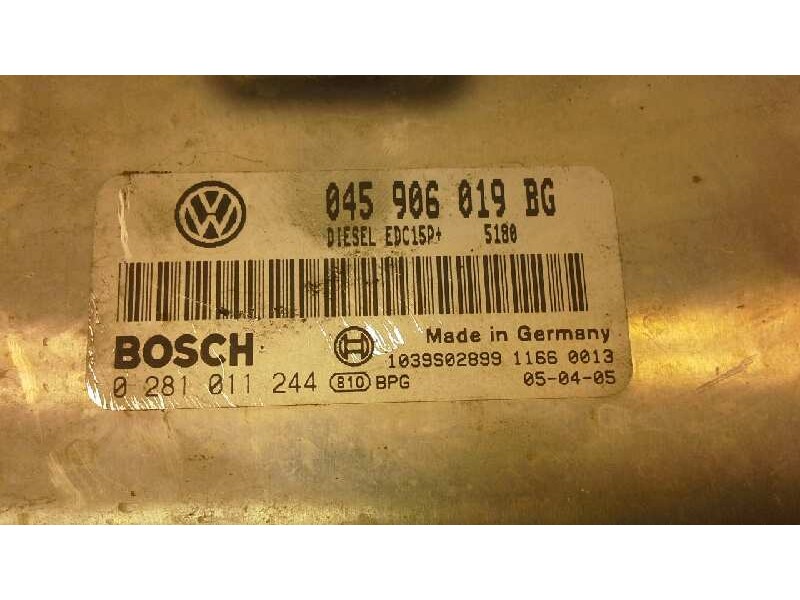 Recambio de centralita motor uce para seat ibiza (6l1) stella referencia OEM IAM 0281011244 191 