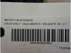 Recambio de motor calefaccion para iveco daily caja abierta / volquete 35 - c 14 caja abierta referencia OEM IAM    2