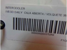 Recambio de intercooler para iveco daily caja abierta / volquete 35 - c 14 caja abierta referencia OEM IAM    2