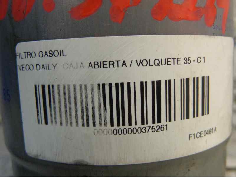 Recambio de filtro gasoil para iveco daily caja abierta / volquete 35 - c 14 caja abierta referencia OEM IAM   
