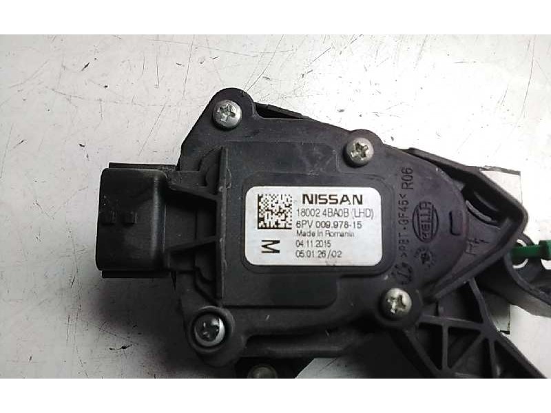 Recambio de pedal acelerador para nissan qashqai (j11) acenta referencia OEM IAM 180024BA0B 6PV009.978-15 