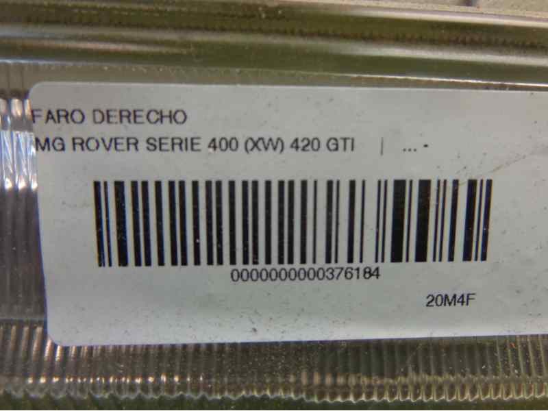 Recambio de faro derecho para mg rover serie 400 (xw) referencia OEM IAM   