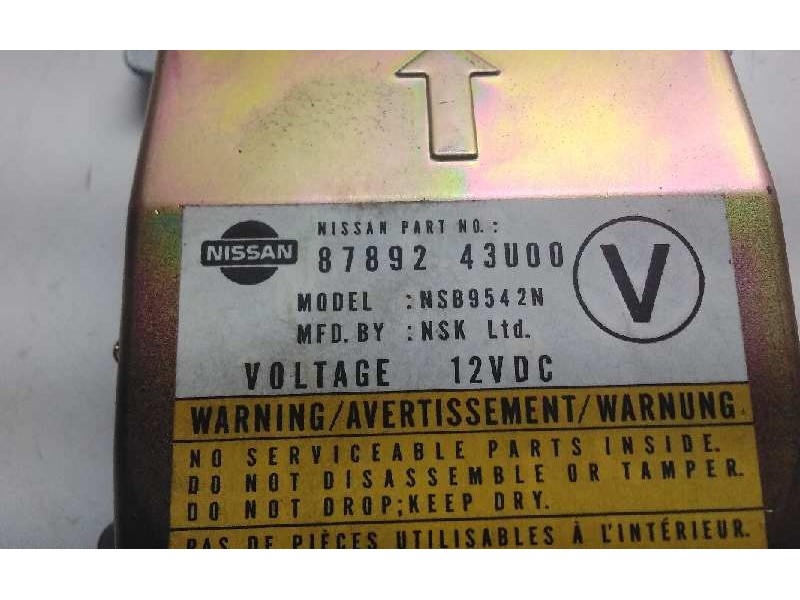 Recambio de centralita airbag para nissan maxima qx (a32) referencia OEM IAM 8789243U00  