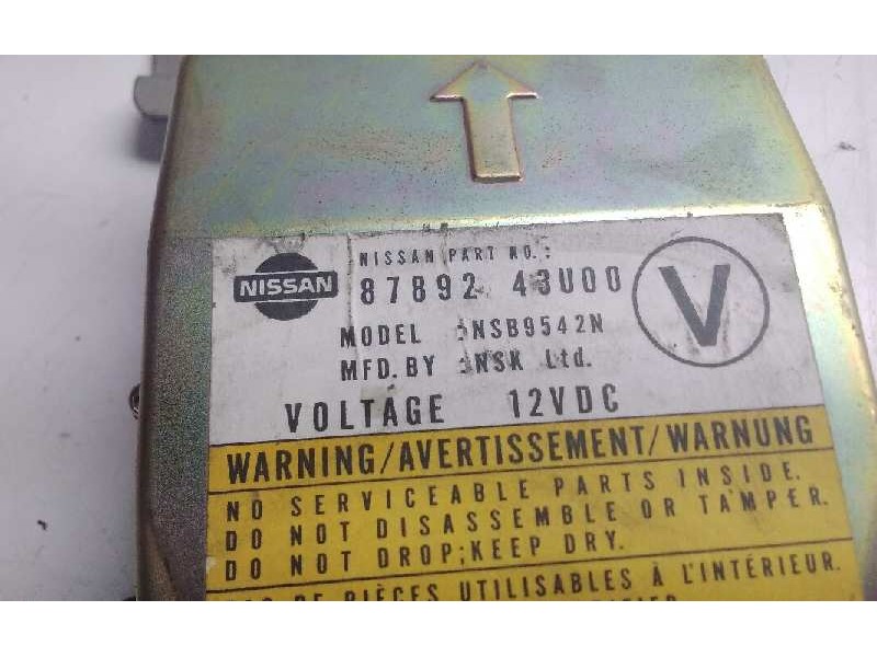 Recambio de centralita airbag para nissan maxima qx (a32) referencia OEM IAM 8789243U00  