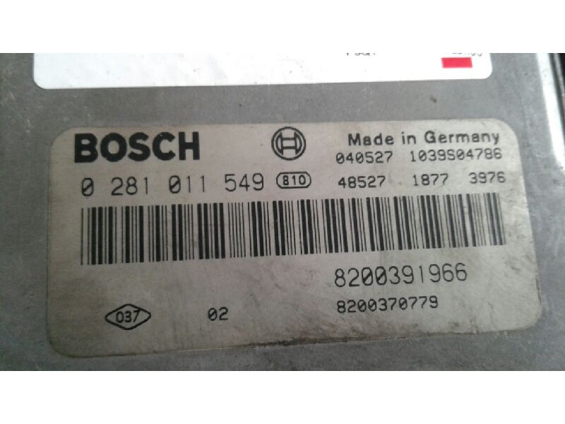 Recambio de centralita motor uce para renault megane ii berlina 5p confort authentique referencia OEM IAM 8200391966  