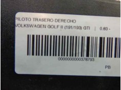 Recambio de piloto trasero derecho para volkswagen golf ii (191/193) gti referencia OEM IAM 191945112   2