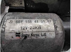 Recambio de motor arranque para ssangyong kyron 2.0 referencia OEM IAM 6611514101   2