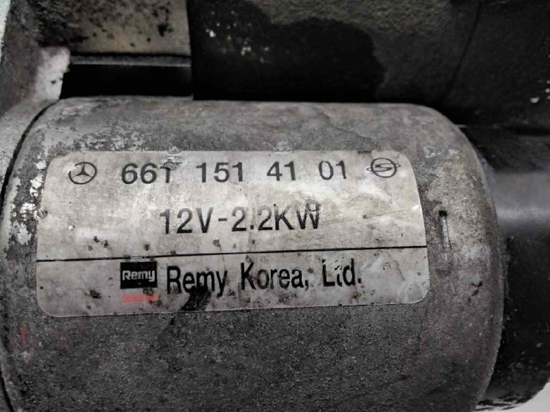 Recambio de motor arranque para ssangyong kyron 2.0 referencia OEM IAM 6611514101  