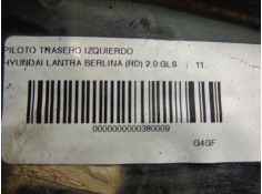 Recambio de piloto trasero izquierdo para hyundai lantra berlina (rd) 2.0 gls referencia OEM IAM 9240129520   2
