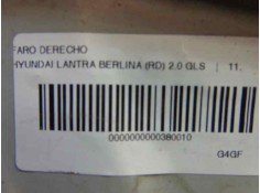 Recambio de faro derecho para hyundai lantra berlina (rd) 2.0 gls referencia OEM IAM 9210429061   2