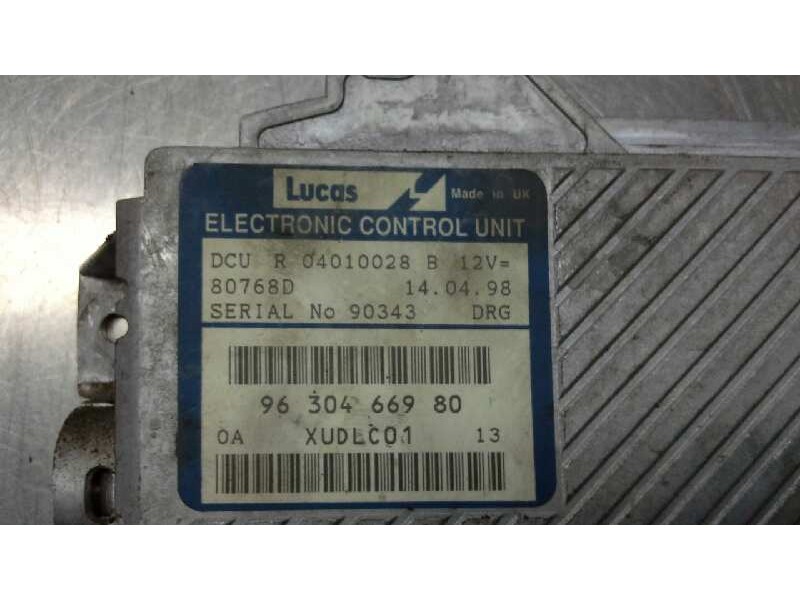 Recambio de centralita motor uce para peugeot 406 berlina (s1/s2) stdt referencia OEM IAM 9630466980 80768D 