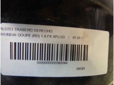 Recambio de piloto trasero derecho para hyundai coupe (rd) 1.6 fx xplod referencia OEM IAM 9240227510   2