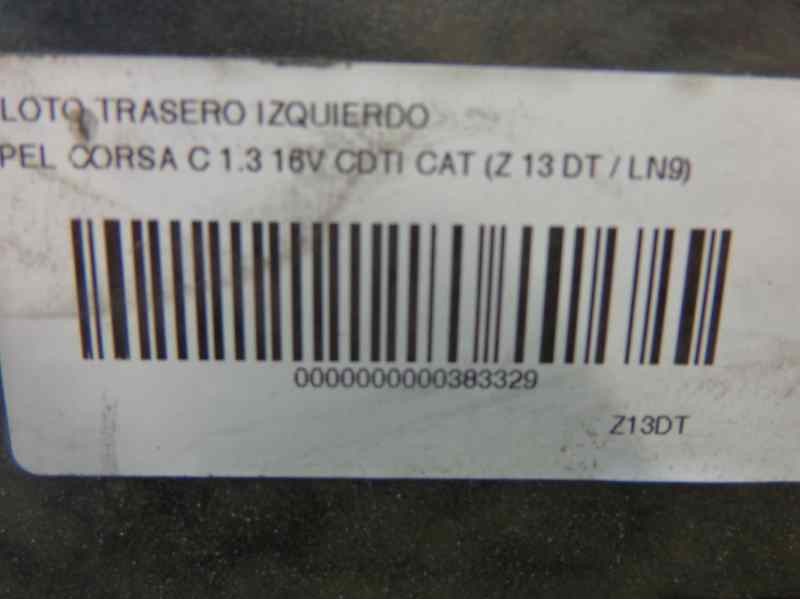 Recambio de piloto trasero izquierdo para opel corsa c 1.3 16v cdti cat (z 13 dt / ln9) referencia OEM IAM   