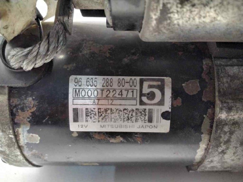 Recambio de motor arranque para citroen c4 coupe vtr plus referencia OEM IAM 966352888000 M000T22471 
