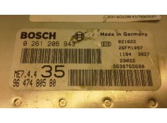 Recambio de centralita motor uce para peugeot 307 (s1) xs referencia OEM IAM 0261206943 9647480580  2