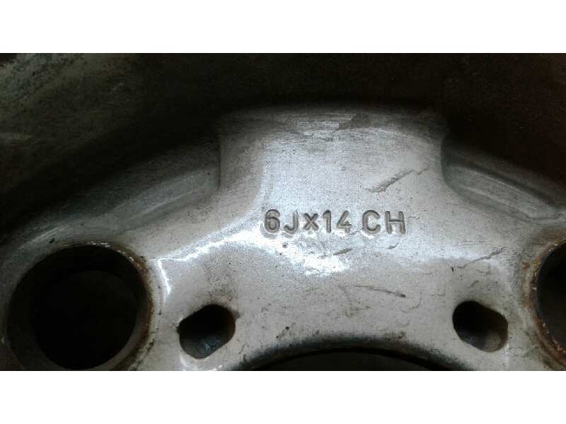 Recambio de llanta hierro para renault clio i fase i+ii (b/c57) 1.8 baccara referencia OEM IAM 14PULGADAS4TORNILLOS  