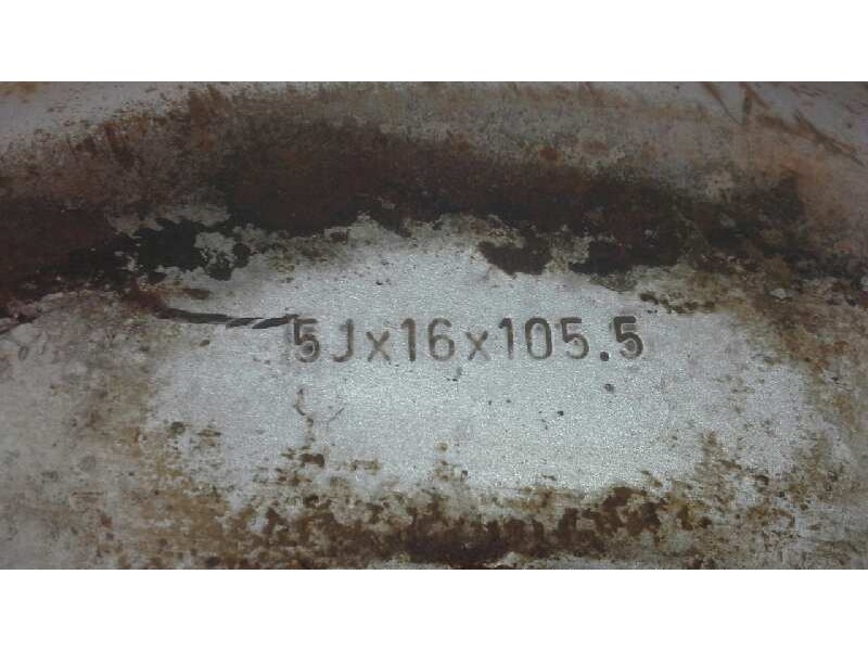 Recambio de llanta hierro para ford transit mod.2000 caja abierta ft 350 2.4 largo referencia OEM IAM 166TORNILLOS  