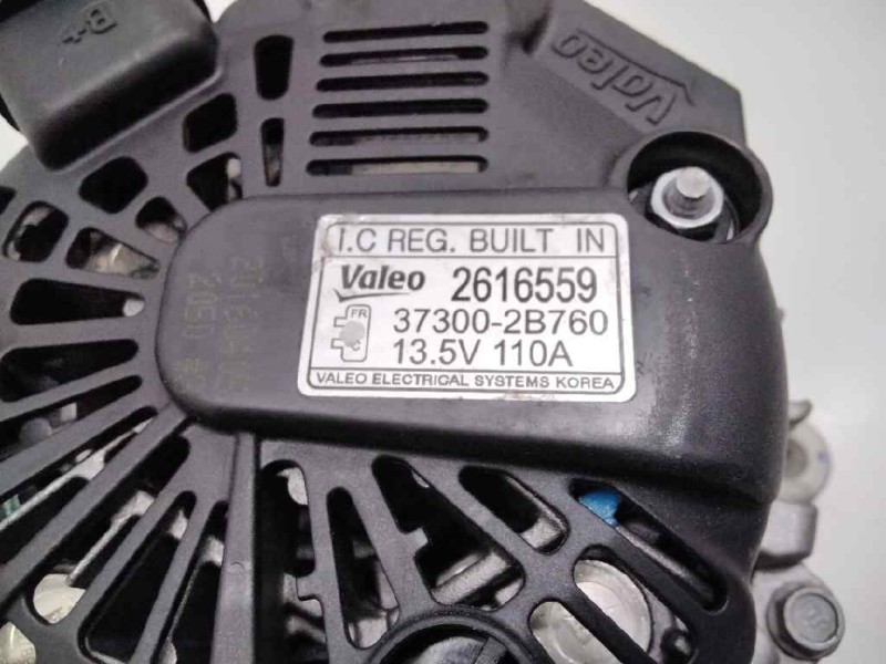 Recambio de alternador para hyundai ix20 1.4 cat referencia OEM IAM 373002B760 2616559 13 , 5V 110A