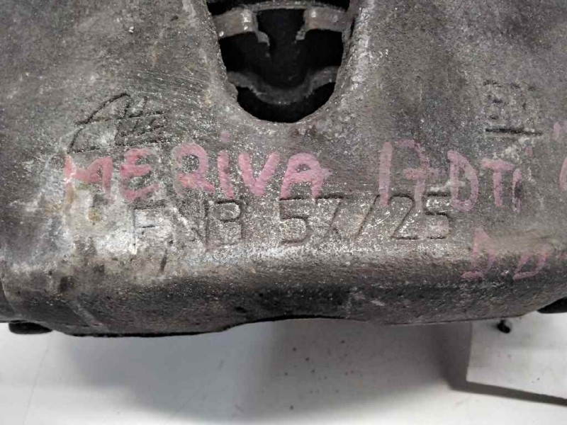 Recambio de pinza freno delantera derecha para opel meriva 1.7 16v dti cat (y 17 dt / lr6) referencia OEM IAM F135725  124441