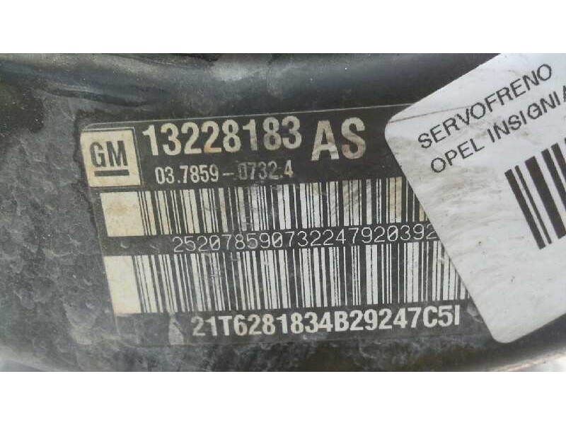 Recambio de servofreno para opel insignia berlina excellence referencia OEM IAM 13228183  