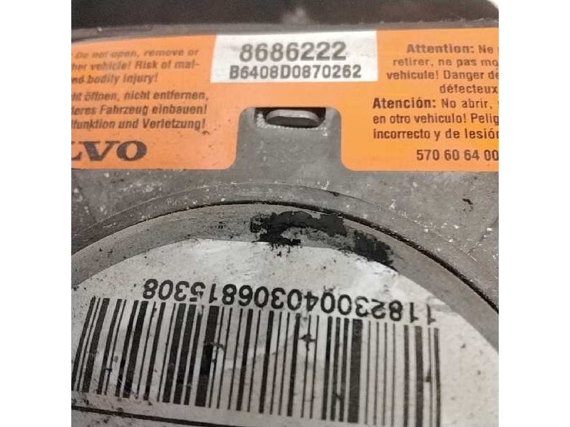 Recambio de airbag delantero izquierdo para volvo s60 berlina d5 referencia OEM IAM 8686222 B6408D0870262 