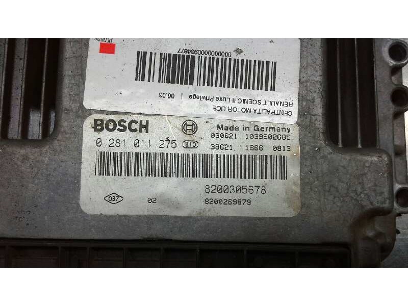 Recambio de centralita motor uce para renault scenic ii luxe privilege referencia OEM IAM  293 
