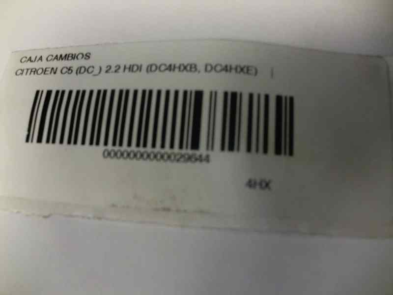 Recambio de caja cambios para citroen c5 berlina 2.2 hdi fap cat (4hx / dw12ed4) referencia OEM IAM 20LE96  124935