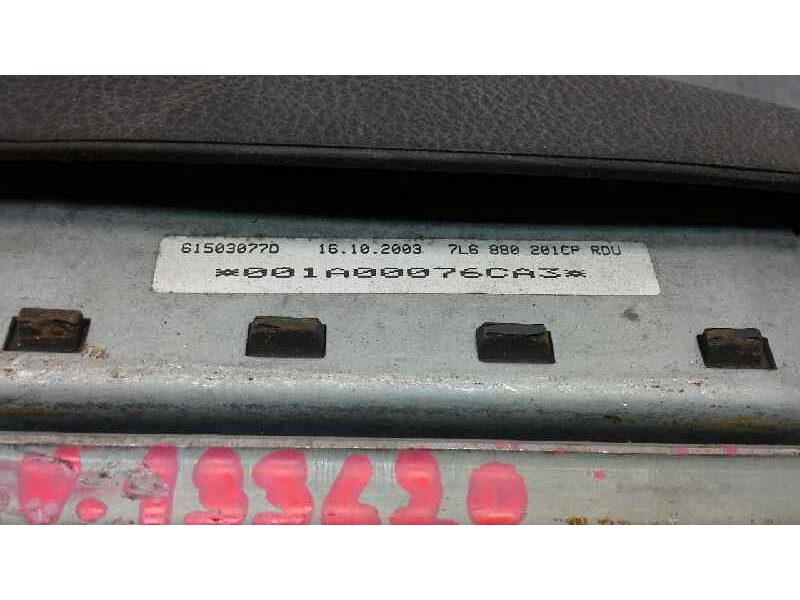 Recambio de airbag delantero izquierdo para volkswagen touareg (7la) tdi r5 referencia OEM IAM 7L6880201CP  