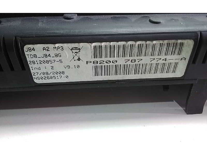 Recambio de cuadro instrumentos para renault scenic ii confort dynamique referencia OEM IAM   