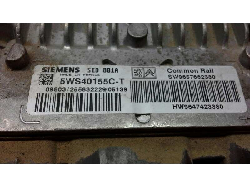 Recambio de centralita motor uce para citroen berlingo 2.0 hdi 600 furg. referencia OEM IAM  339 