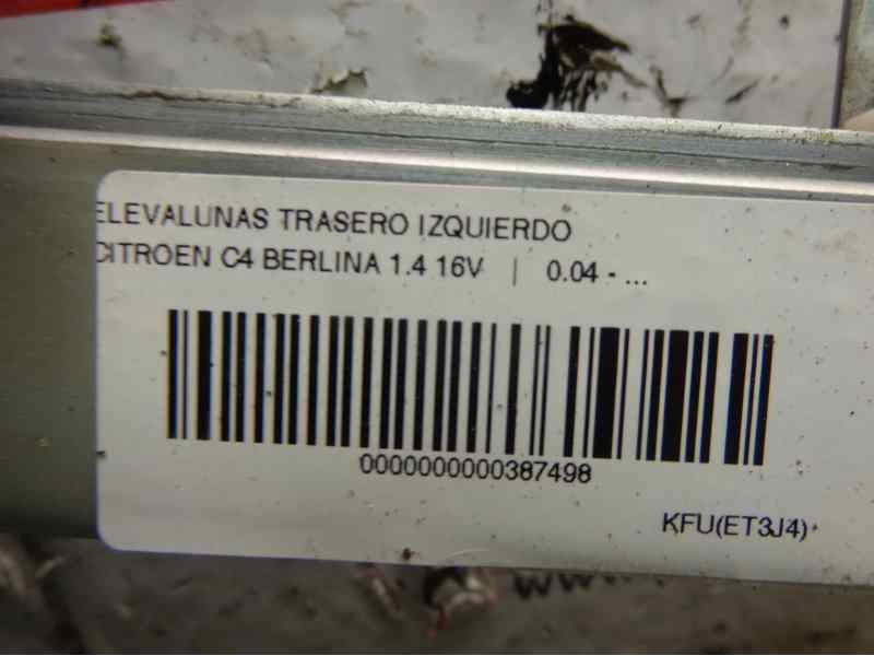 Recambio de elevalunas trasero izquierdo para citroen c4 berlina 1.4 16v referencia OEM IAM   