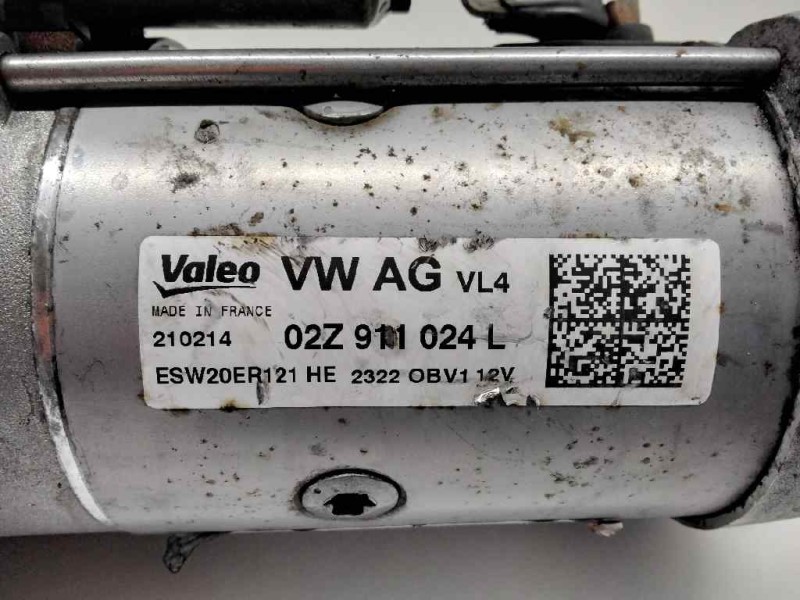 Recambio de motor arranque para seat leon (5f1) style referencia OEM IAM 2Z911024L ESW20ER121HE 