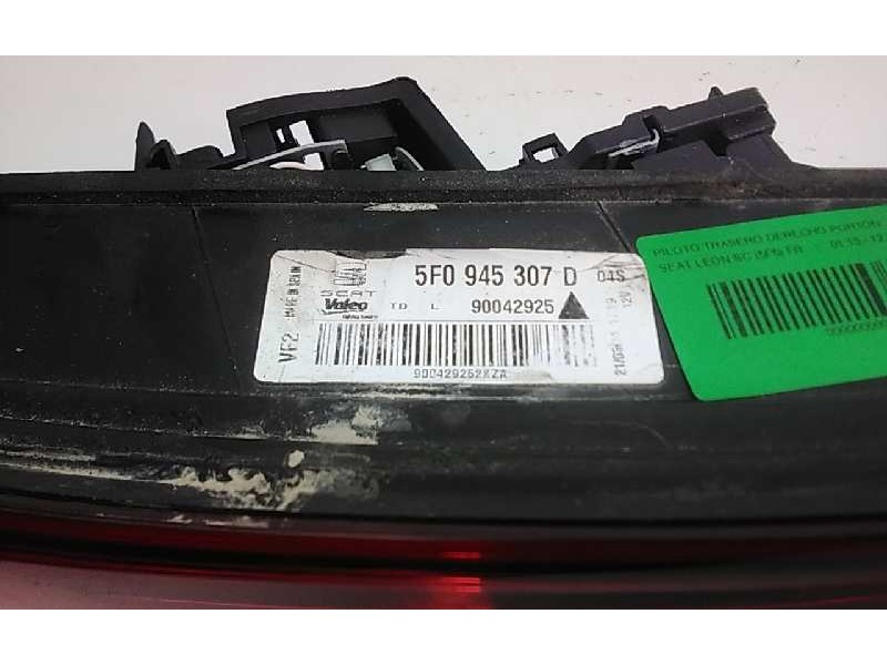 Recambio de piloto trasero derecho porton para seat leon sc (5f5) fr referencia OEM IAM F0945307D  