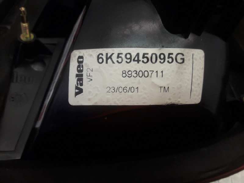 Recambio de piloto trasero izquierdo para seat cordoba berlina (6k2) 1.9 sdi referencia OEM IAM 6K5945095G 89300711 