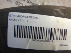 Recambio de retrovisor derecho para lancia lancia y elefantino blu referencia OEM IAM 0735257259   2