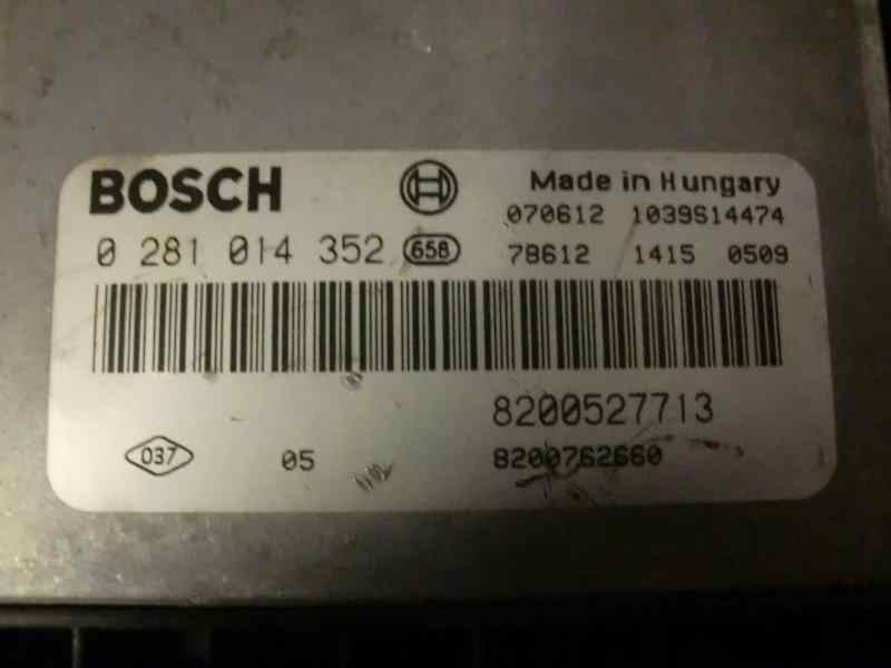 Recambio de centralita motor uce para renault laguna ii grandtour (kg0) 1.9 dci diesel fap referencia OEM IAM 8200762660 203 125